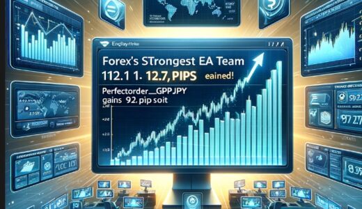 【112.1pips獲得！】FX自動売買ツール（EA）チーム