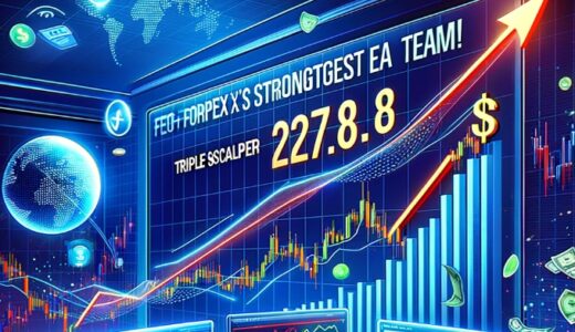 【227.8pips獲得！】FX自動売買ツール（EA）チーム