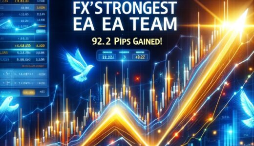 【92.2pips獲得！】FX自動売買ツール（EA）チーム