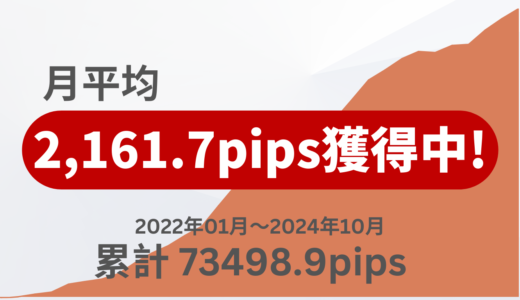 FX自動売買ツール（EA） やってみたブログ：月平均「2,161.7pips」獲得中！