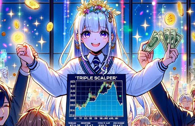 【670.2pips獲得！】FX自動売買ツール（EA）チームが大勝利：「Triple Scalper」が圧巻の294.7pips！