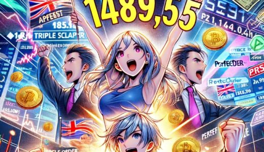 【1489.5pips獲得！】FX自動売買ツール（EA）チーム