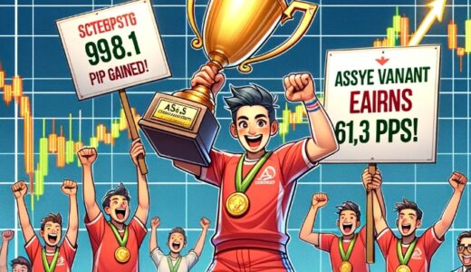 【98.1pips獲得！】FX自動売買ツール（EA）チーム：Assye亜種が61.3pipsを稼ぐ