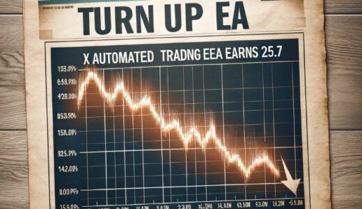 《週報》【154.2pipsの損失！】FX自動売買ツール（EA）チーム：Turn Up EAが25.7pipsを稼ぐ