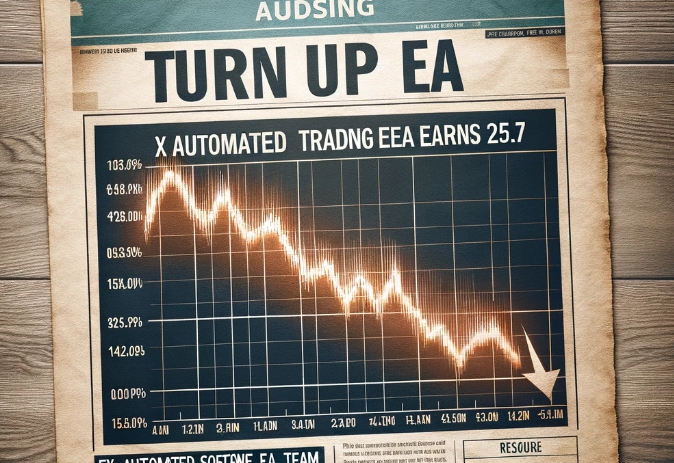 《週報》【154.2pipsの損失！】FX自動売買ツール（EA）チーム：Turn Up EAが25.7pipsを稼ぐ