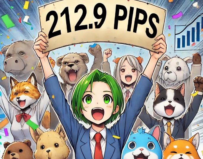 【212.9pips獲得！】FX自動売買ツールEAチーム：Triple Scalperが73.6pipsを稼ぐ