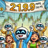 【216.9pips獲得！】FX自動売買ツール（EA）チーム：Triple Scalperが78.6pipsを稼ぐ