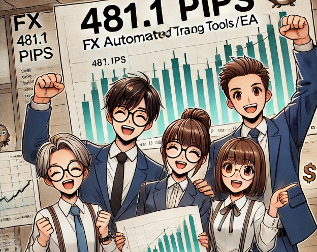 《週報》【481.1pips獲得！】FX自動売買ツールEAチーム：激勝ち AUDNZDが263.2pipsを稼ぐ