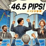 【46.5pips獲得！】FX自動売買ツールEAチーム：激勝ち AUDNZDが69.6pipsを稼ぐ