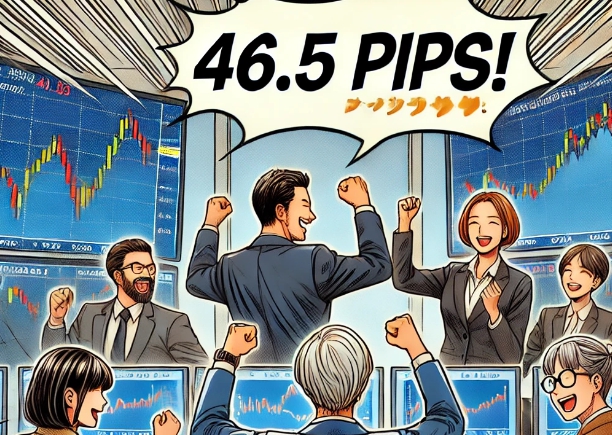 【46.5pips獲得！】FX自動売買ツールEAチーム：激勝ち AUDNZDが69.6pipsを稼ぐ