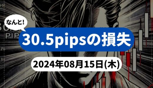 【30.5pipsの損失】FX自動売買ツールEAチーム：トレンドマイスターGBPJPYが100pipsを稼ぐ