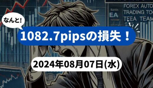 【1082.7pipsの損失！】FX自動売買ツールEAチーム：Triple Scalperが1144.5pipsの損失