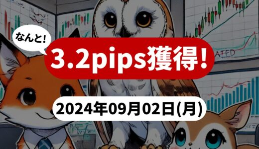 【3.2pips獲得！】FX自動売買ツールEAチーム：Triple Scalperが62.9pips稼ぐ