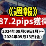 《週報》【587.2pips獲得！】FX自動売買ツールEAチーム：Triple Scalperが480.1pipsを稼ぐ