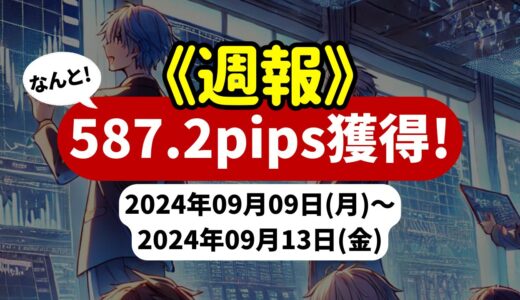 《週報》【587.2pips獲得！】FX自動売買ツールEAチーム：Triple Scalperが480.1pipsを稼ぐ