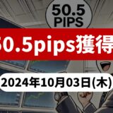 【50.5pips獲得！】FX自動売買ツールEAチーム：Triple Scalperが144.9pipsを稼ぐ