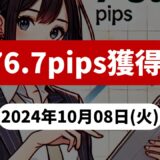 【76.7pips獲得！】FX自動売買ツールEAチーム：激勝ち AUDNZDが70.3pipsを稼ぐ