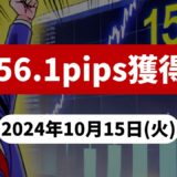 【156.1pips獲得！】FX自動売買ツールEAチーム：Triple Scalperが95.8pipsを稼ぐ