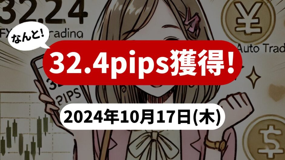 【32.4pips獲得！】FX自動売買ツールEAチーム：Triple Scalperが156.1pipsを稼ぐ