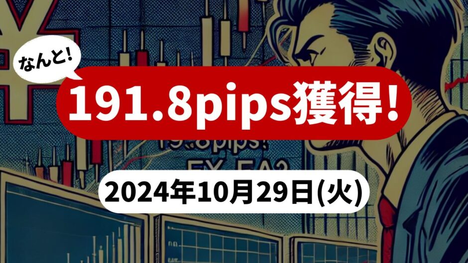 【191.8pips獲得！】FX自動売買ツールEAチーム：Triple Scalperが活躍中！