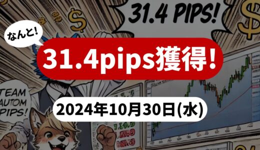 【31.4pips獲得！】FX自動売買ツールEAチーム：GOLD_TREE_CY5が活躍！