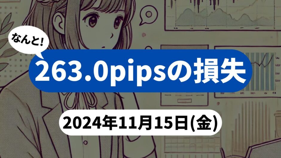 【263.0pipsの損失】FX自動売買ツールEAチーム：厳しい相場展開で損失を計上