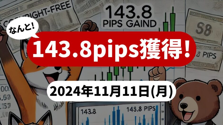 【143.8pips獲得！】FX自動売買ツールEAチーム：Triple Scalperが105.5pipsを獲得！