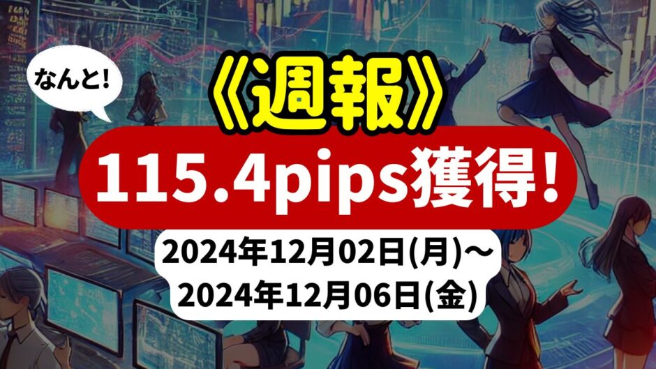 《週報》【115.4pips獲得！】FX自動売買ツールEAチーム：Triple Scalperが698.5pipsを獲得！