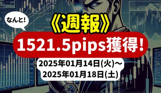 《週報》【1521.5pips獲得！】FX自動売買ツールEAチーム、Triple Scalperが617.8pipsを稼ぐ！