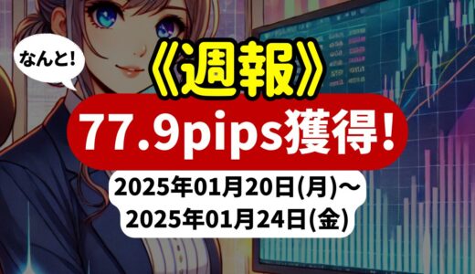 《週報》【77.9pips獲得！】FX自動売買ツールEAチーム：Triple Scalperが425.5pipsの大幅プラス！